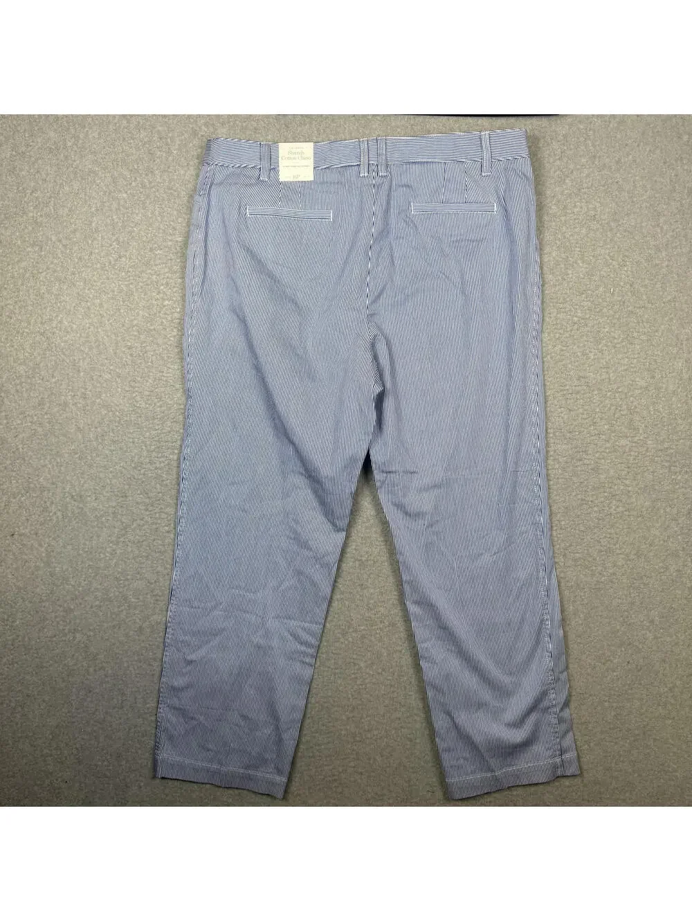 Brand New Talbots Women's Size 16P Blue Cotton Stretch Chino Pants Trousers - Picture 9 of 10